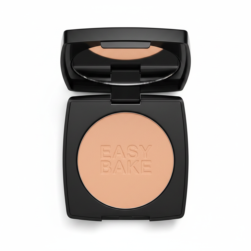 Huda Beauty Easy Bake Pressed Powder Peach Pie sfondo bianco GMC