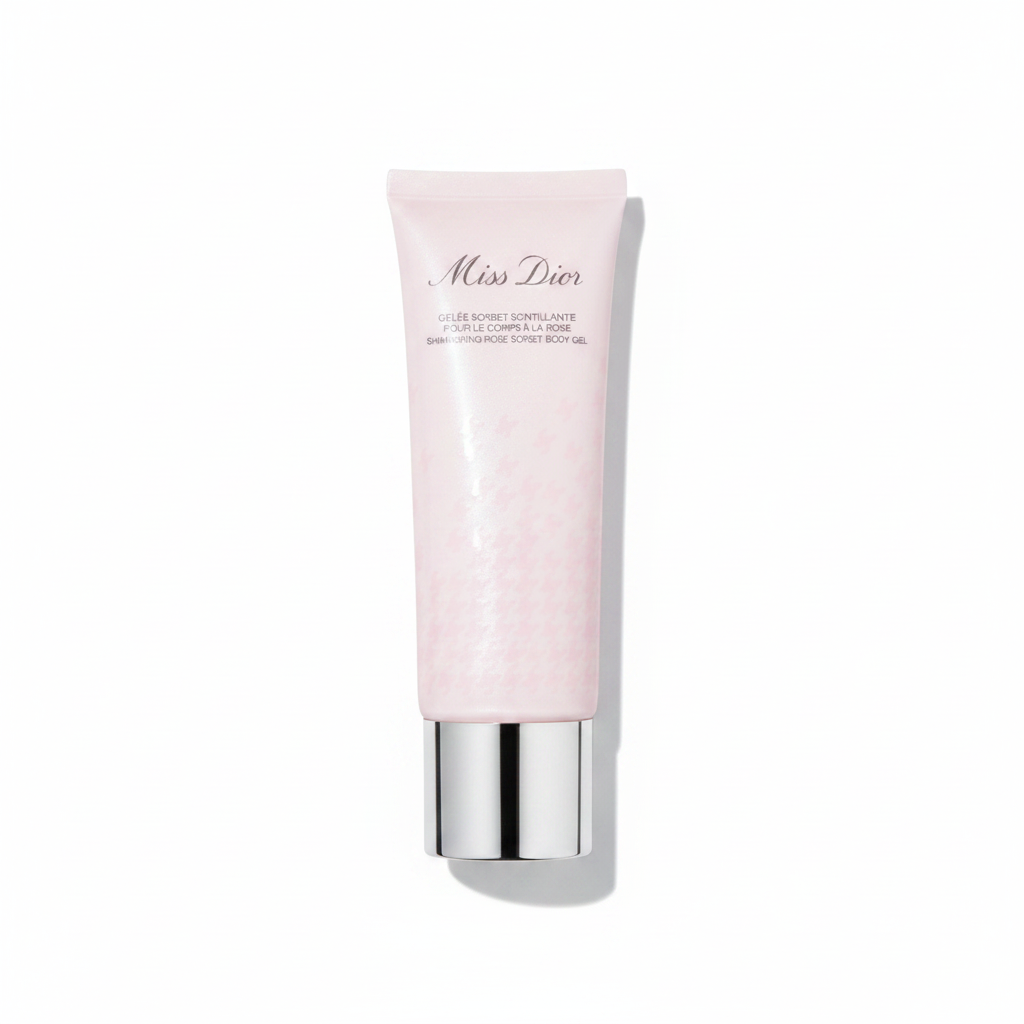 Miss Dior Shimmering Rose Sorbet Body Gel 75ml - foto prodotto sfondo bianco per Google Merchant Center